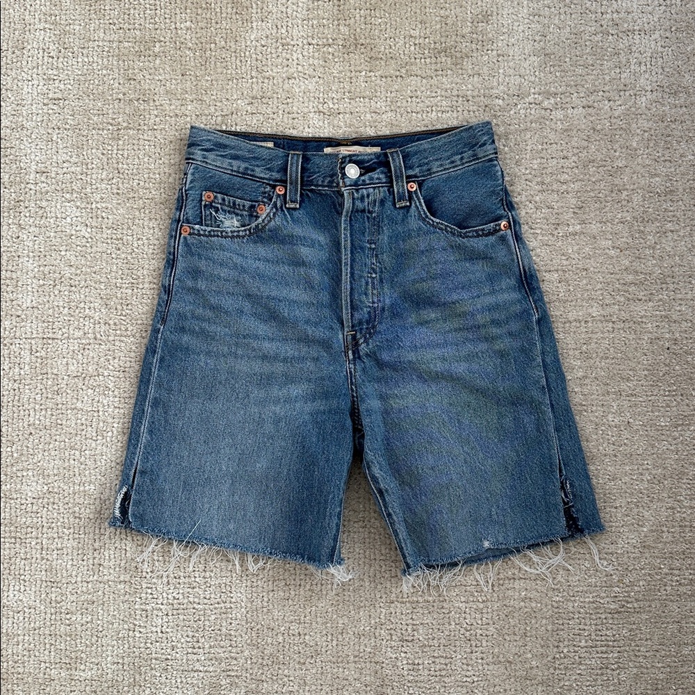 Levi's Premium Blue Denim Shorts